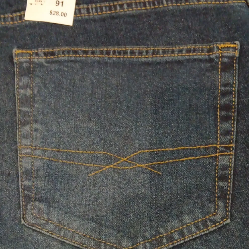 Signature by Levi Strauss Men's Dark Blue Relaxed Jeans